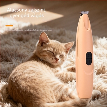 Állat lábfejének elektromos pedikűr készüléke, kutyáknak és macskáknak, ABS anyagból, LED világítással