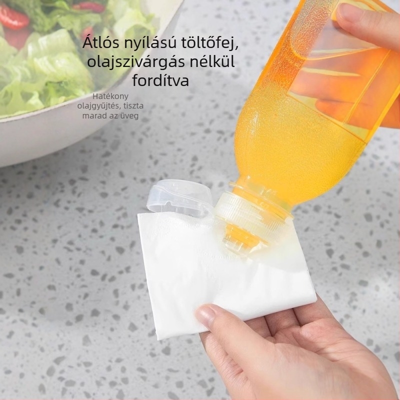 Olajspray palack – PP, szivárgásmentes, nyomásos permetező funkció, modern minimalista dizájn