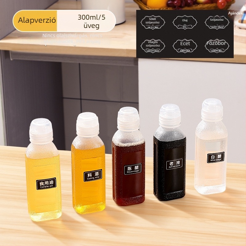 Olajspray palack – PP, szivárgásmentes, nyomásos permetező funkció, modern minimalista dizájn