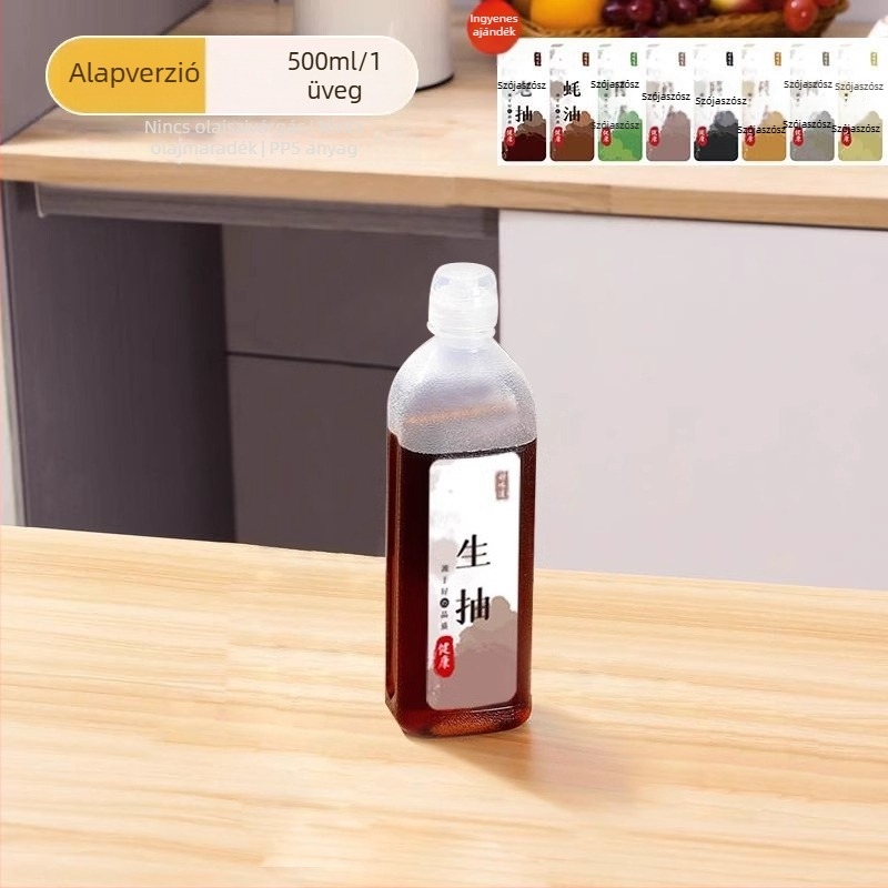 Olajspray palack – PP, szivárgásmentes, nyomásos permetező funkció, modern minimalista dizájn