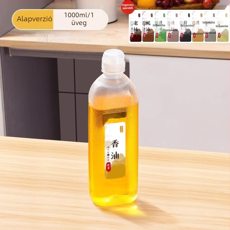Olajspray palack – PP, szivárgásmentes, nyomásos permetező funkció, modern minimalista dizájn