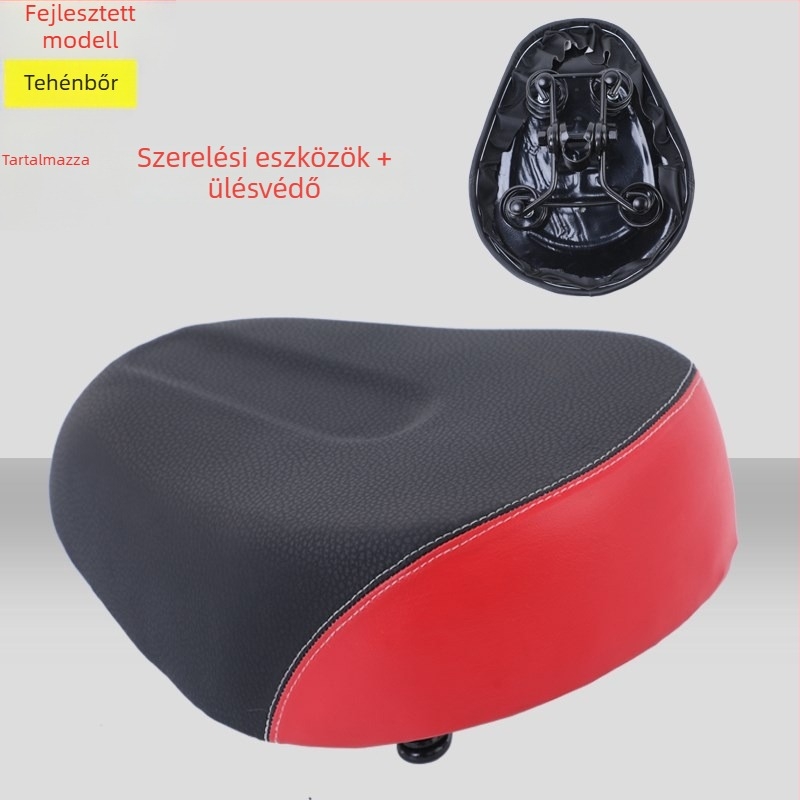 Elektromos kerékpár ülés párna vasból készült héjjal, modell 88, anyag 88, univerzális kiegészítők
