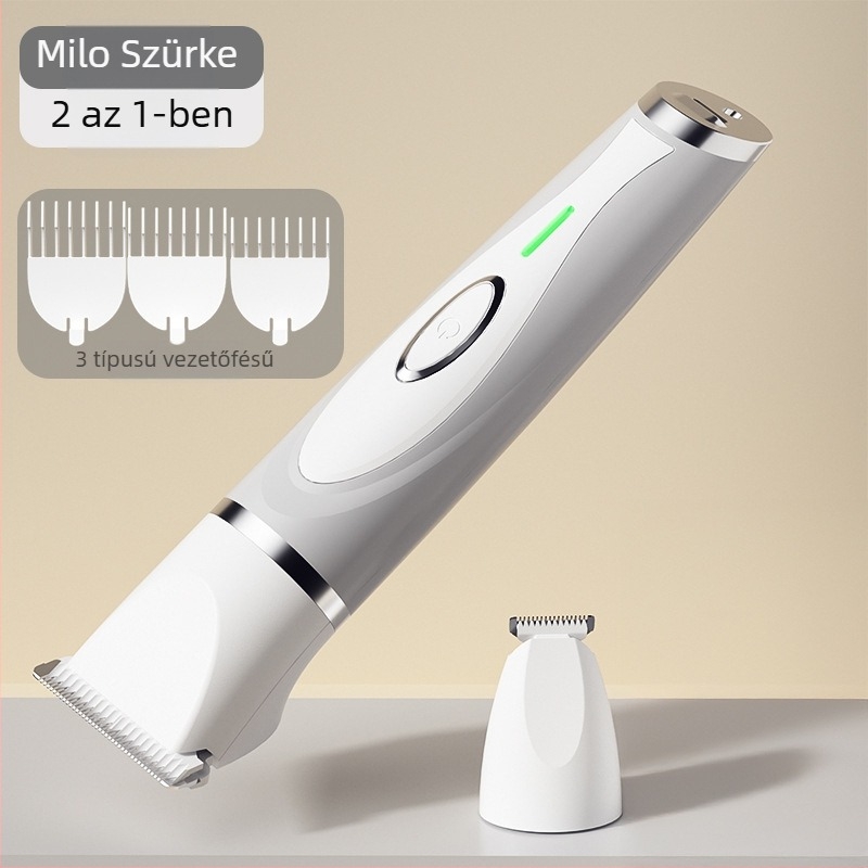 Többfunkciós kisállat-gondozó eszköz: elektromos nyíró kutyák és macskák számára, eszköz a szőrszálak nyírására a tappancsokon, elektromos körömfúró (Favored; ABS; CE, FCC, Rohs, UKCA)