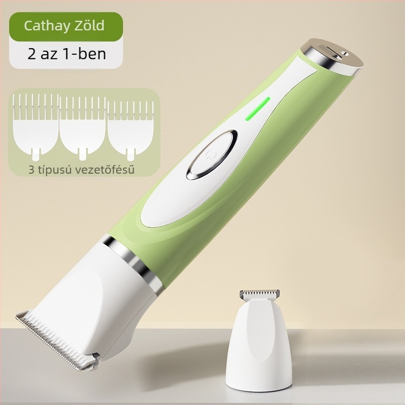 Többfunkciós kisállat-gondozó eszköz: elektromos nyíró kutyák és macskák számára, eszköz a szőrszálak nyírására a tappancsokon, elektromos körömfúró (Favored; ABS; CE, FCC, Rohs, UKCA)