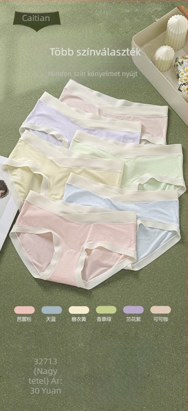 Terhes nőknek készült fehérnemű, középmagas derekú, antibakteriális grafén betéttel az ágyék területén, modal anyagú, lélegző