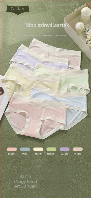 Terhes nőknek készült fehérnemű, középmagas derekú, antibakteriális grafén betéttel az ágyék területén, modal anyagú, lélegző