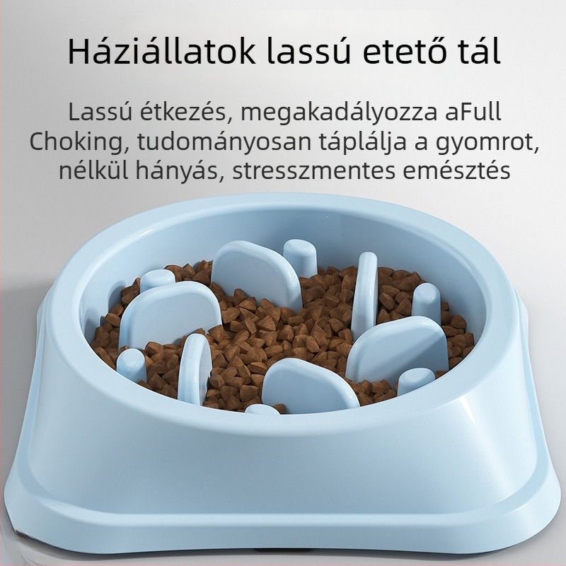 Háziállatok lassú etető tál – műanyag, Modell: 4582461, Kategória: etetőeszközök