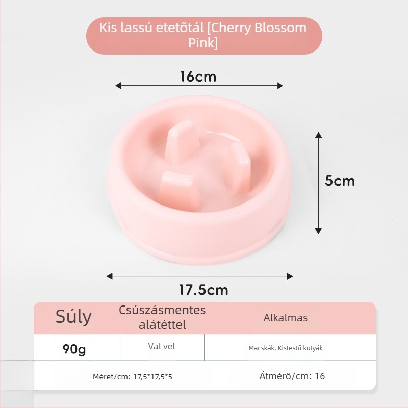 Háziállatok lassú etető tál – műanyag, Modell: 4582461, Kategória: etetőeszközök