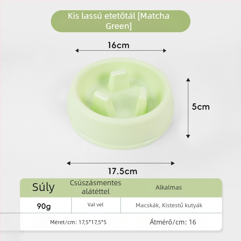 Háziállatok lassú etető tál – műanyag, Modell: 4582461, Kategória: etetőeszközök