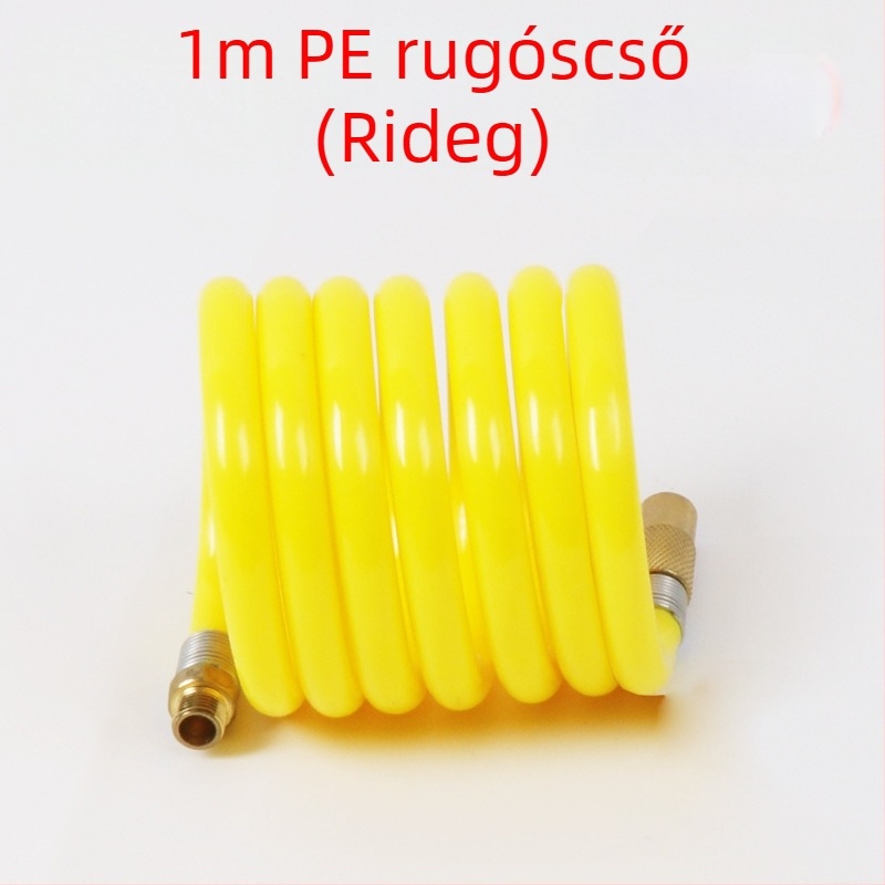 Autó Légpumpa hosszabbító tömlő - egyhengeres, 120W, 45 L/min, műanyag + fém, USB töltés