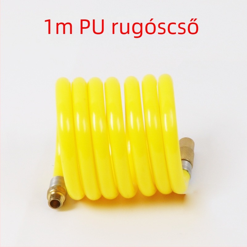 Autó Légpumpa hosszabbító tömlő - egyhengeres, 120W, 45 L/min, műanyag + fém, USB töltés