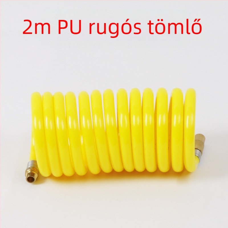 Autó Légpumpa hosszabbító tömlő - egyhengeres, 120W, 45 L/min, műanyag + fém, USB töltés