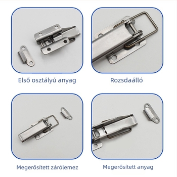 Ipari záró retesz motoros szekrényekhez DK617, 304 rozsdamentes acél, Kexin Hardware, modern minimalista stílus, mágneses polírozás, műanyag permetezés