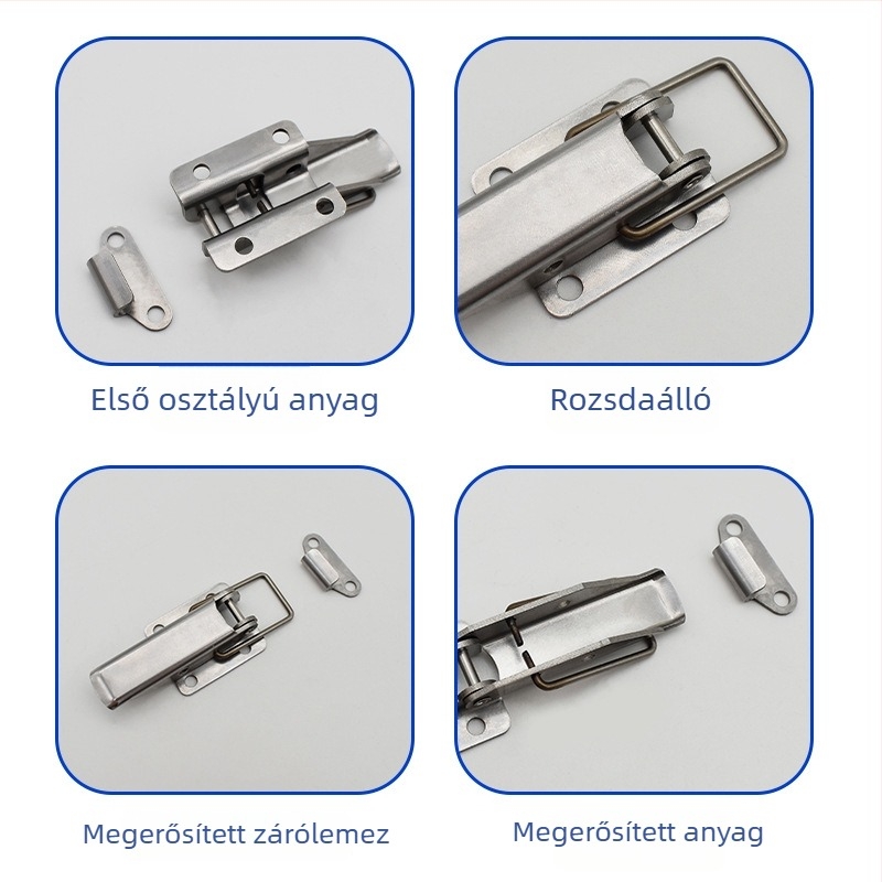 Ipari záró retesz motoros szekrényekhez DK617, 304 rozsdamentes acél, Kexin Hardware, modern minimalista stílus, mágneses polírozás, műanyag permetezés