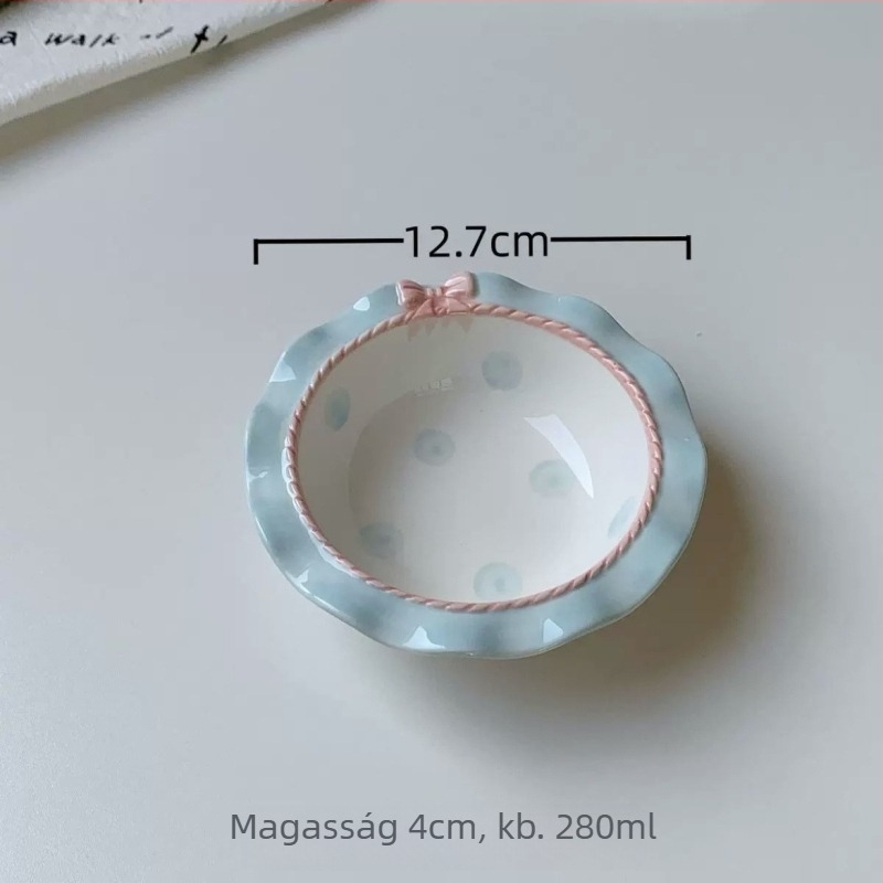 Kerámiás macska tál, márka Zhi ci ting, származás Chaozhou, Guangdong, macskáknak