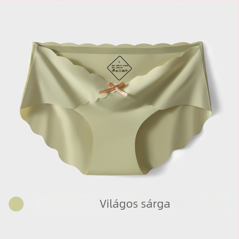 Terhes nőknek tervezett női fehérnemű, Ice Silk nylon 85%, pamut bélés 100%, középmagas derekú, antibakteriális, láthatatlan vonalak nélkül