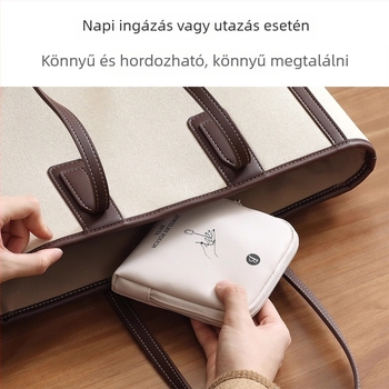 Ékszer rendező táska rekeszekkel - PU bőr, kézben tartható stílus, Modern Minimalista, Többfunkciós (Anyag: PU; Stílus: Modern Minimalista; Forma: Kézben tartható Táska; Funkció: Többfunkciós; Tárolási lehetőségek: Utazás, Smink, Asztali tárolás)