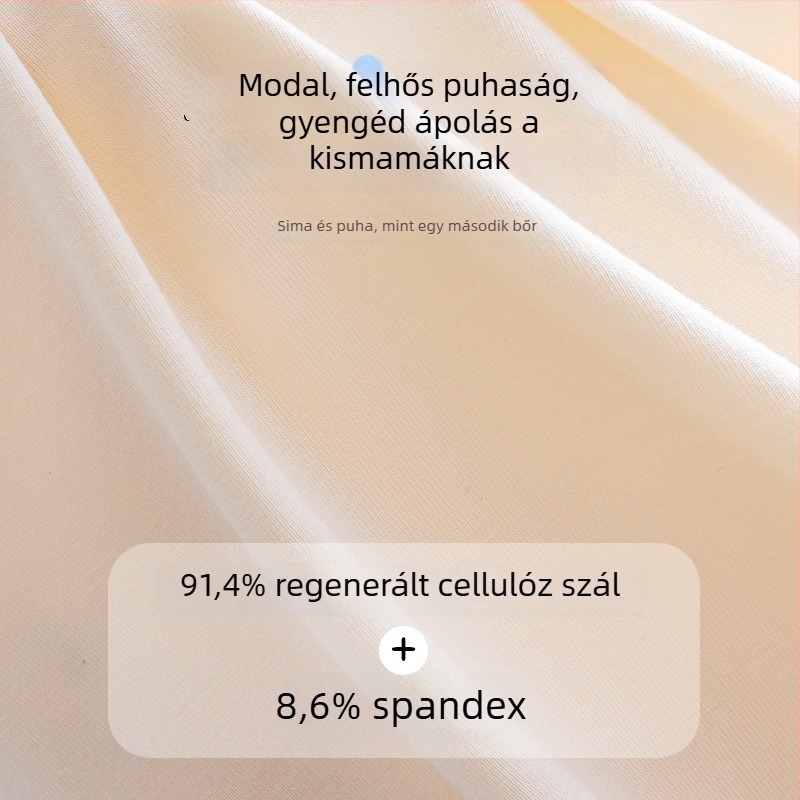 Modal kismama női alsónemű, magas derékkal, antibakteriális ágyéki béléssel és pamut belsővel