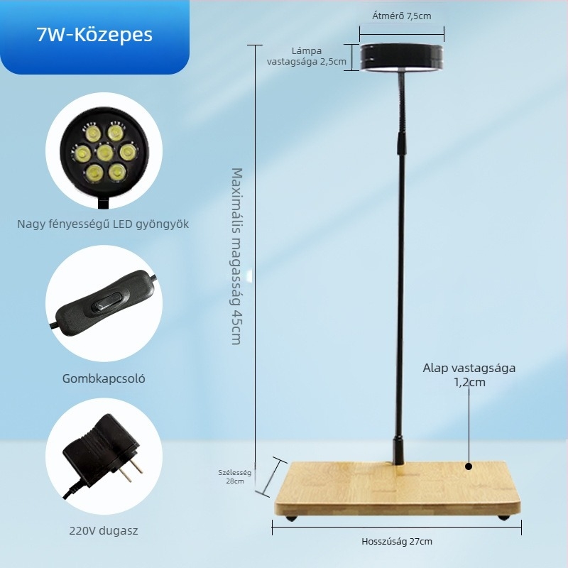 LED akváriumi lámpa mini akváriumhoz mikro tájjal - Márka Fish and Water Country; Anyag: LED; Funkció: Világítás; Teljesítmény: Több specifikáció