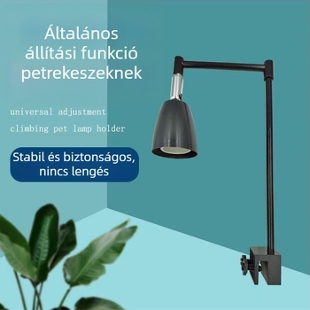 Hüllő UVB basking lámpa derékszögű kialakítással, kerámia-metál konstrukció, 25/50W, melegítés és kalcium-kiegészítés