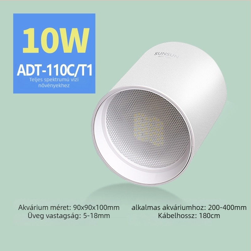 Akvárium LED világítás, vízálló, teljes spektrum, tűzálló anyag, Jialu márka, teljesítmény 10–60 W, súly 0,5–2 kg