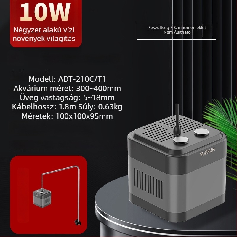 Akvárium LED világítás, vízálló, teljes spektrum, tűzálló anyag, Jialu márka, teljesítmény 10–60 W, súly 0,5–2 kg