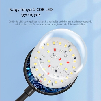 Akváriumi LED clip lámpa növényes akváriumhoz – USB alacsony feszültségű éjszakai fény