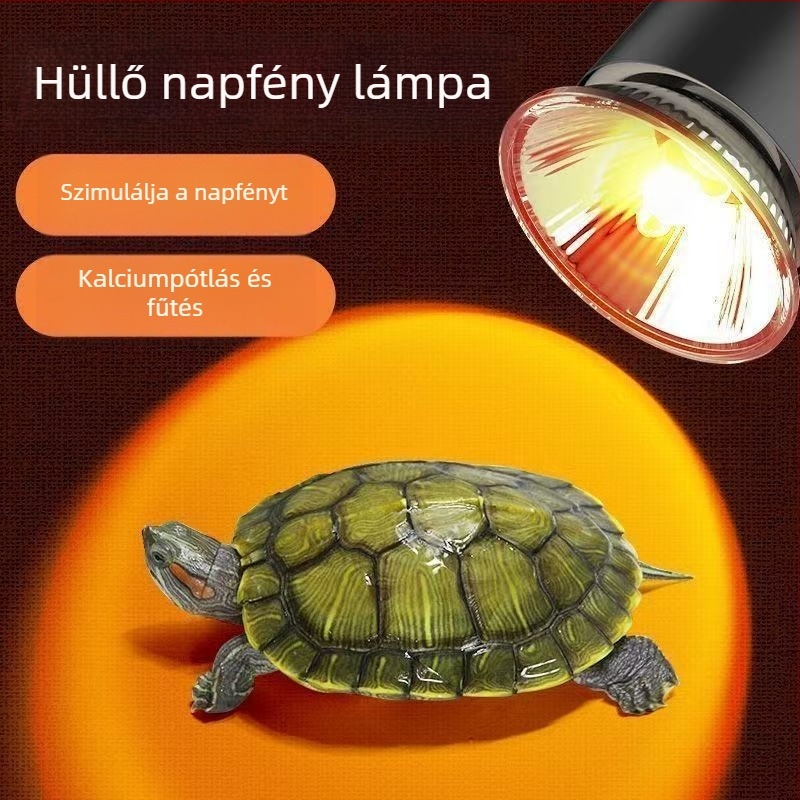 Állítható fűtő lámpa teknősök és hüllők számára – háziállatokhoz való lámpa
