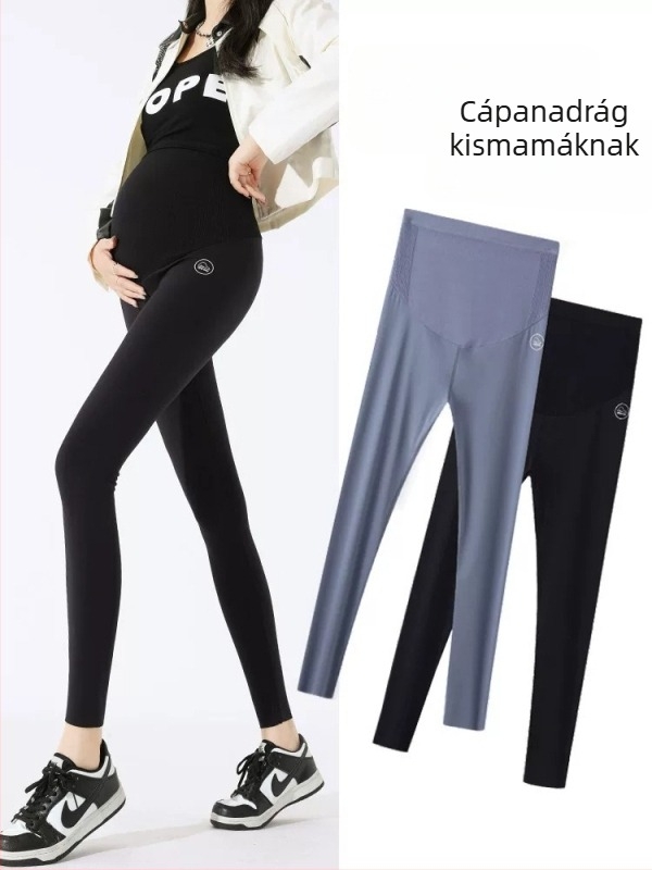 Terhes nőknek szánt nadrág és külső viselésre alkalmas leggings, 2026 nyári könnyű fazon, nagy méret, jóga Shark-stílusú nadrág, nem szorít a hasra