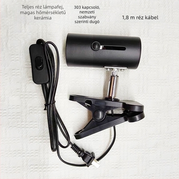 Teknős napozó lámpa terrárium tartóval, 3-in-1 sterilizálás-szigetelés-világítás, réz-kerámia-plasztikus szerkezet, 25W/50W/75W/100W