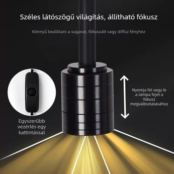 Mini teljes spektrumú akváriumi világítás clip-on kivitelben, 3W, alumínium ház, 200 g súly