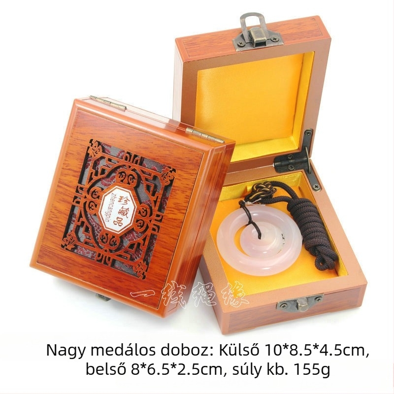 Fából készült ékszerdoboz karkötők és nyakláncok számára — exkluzív bemutató doboz, Aolan Jewelry