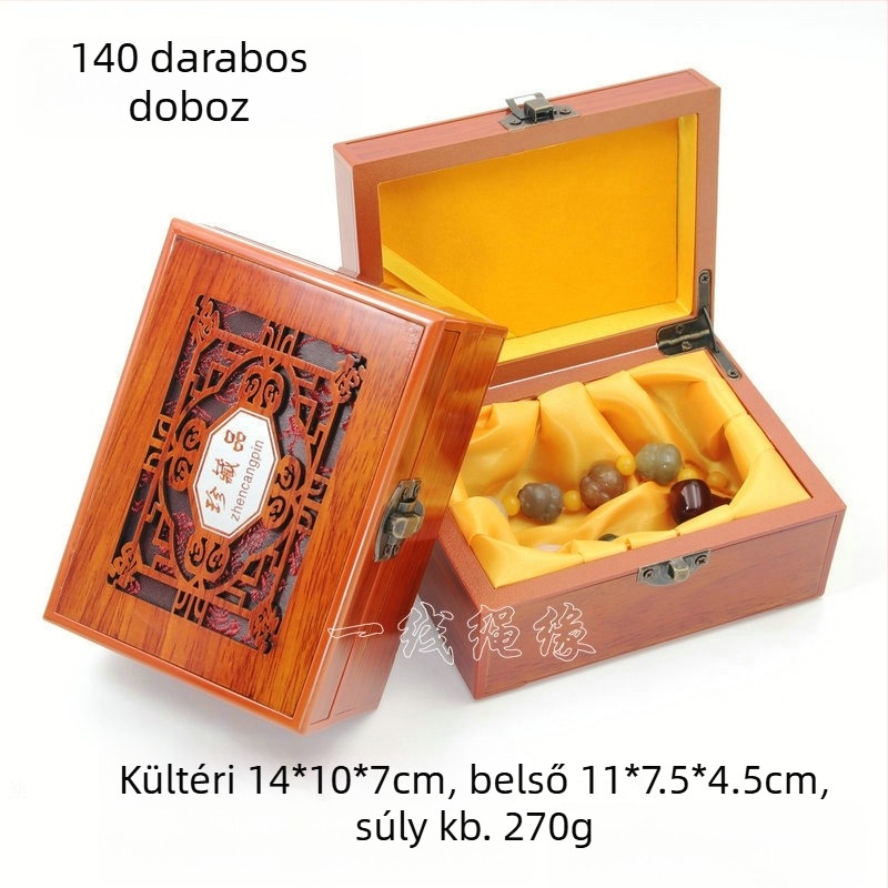 Fából készült ékszerdoboz karkötők és nyakláncok számára — exkluzív bemutató doboz, Aolan Jewelry