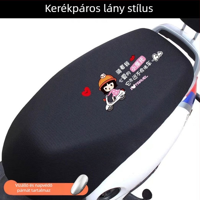 Elektromos jármű üléshuzat, napvédő háló, nylon anyag, hőszigetelő és légáteresztő, vízálló