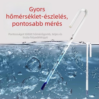 Akvarium- és halastó hőmérő, nagy pontosságú vízhőmérséklet-mérés, tropikus halak számára