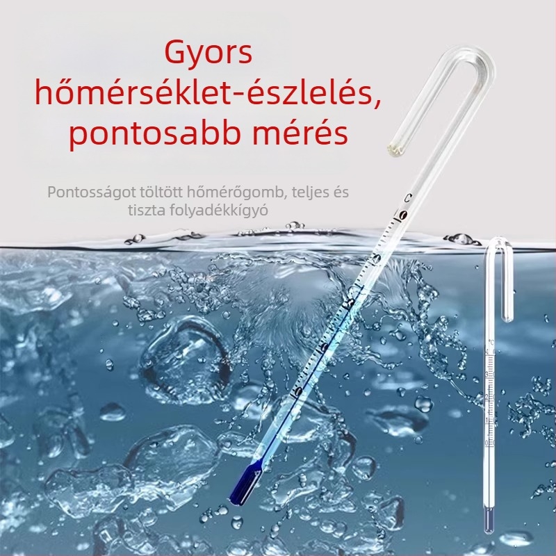 Akvarium- és halastó hőmérő, nagy pontosságú vízhőmérséklet-mérés, tropikus halak számára