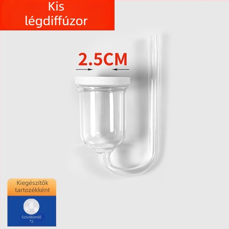 Akváriumi oxigénpumpa csendes működéssel, Air Refiner, Air Disc és Nano Bubble Stone