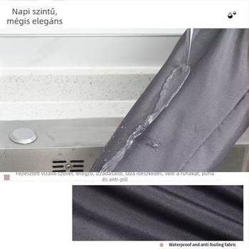 Vízálló vászon ujjvédők irodai és háztartási használatra, uniszex, minden évszakhoz, egyszínű mintázat