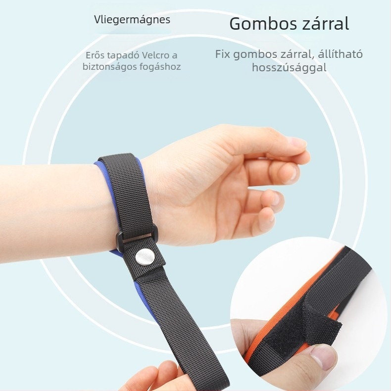 Automatikus visszahúzható kutyapóráz csuklópánttal, nylonból, bővíthető, 50 darabos készlet, YIAO