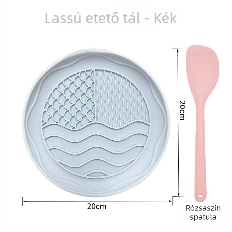 Szilikon nyalogató matrac kutyáknak és macskáknak – lassú etetés és gazdagító játék