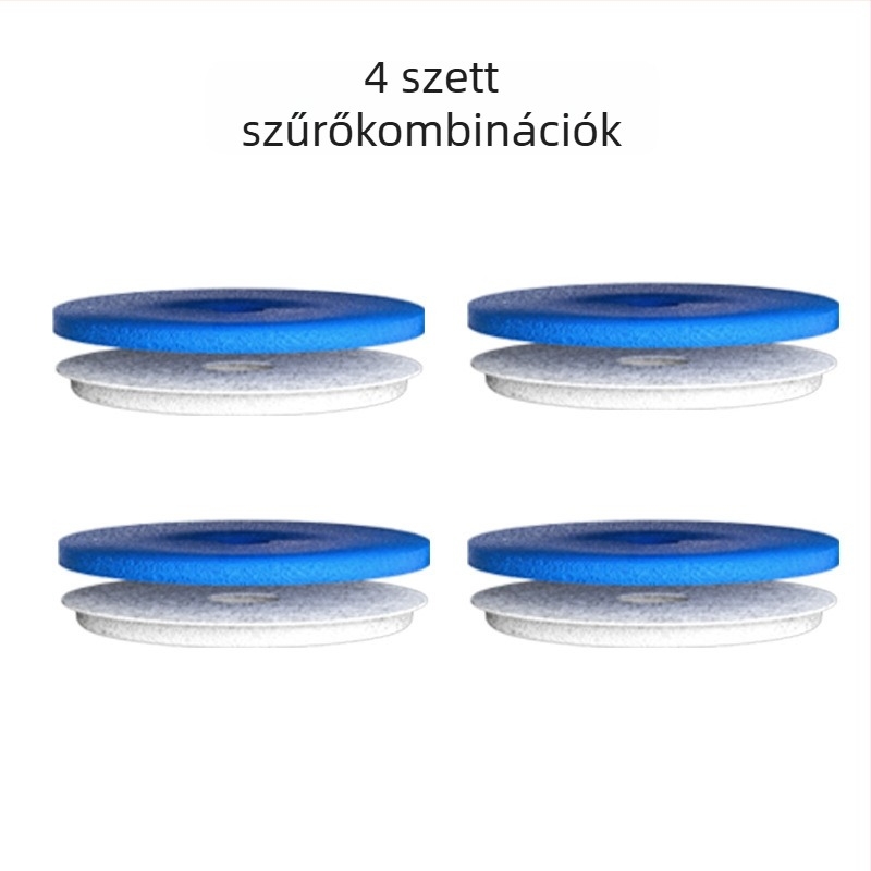 Rozsdamentes acélból készült háziállat vízforrás automatikus ciklussal és csendes működéssel, leválasztható dizájn, modell FT444, cikkszám 2505KFZB3688, macskáknak és kutyáknak