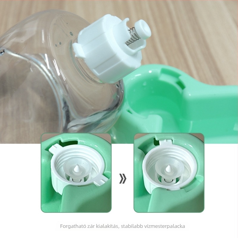 Soradd Automata etető és vízadagoló macskáknak anti-tip kialakítással és integrált tálal