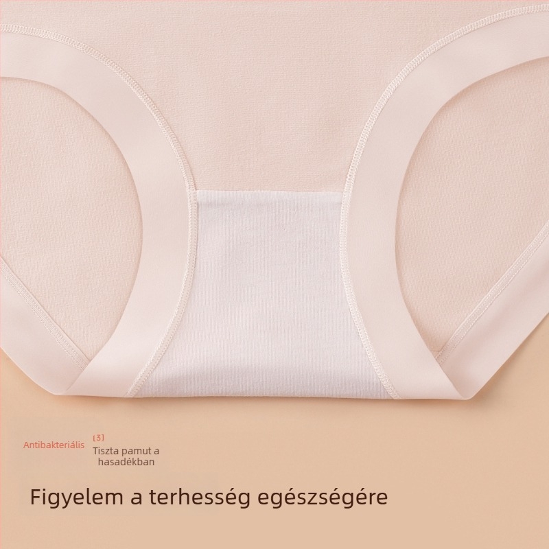 Anyasági fehérnemű, pamutból, magas derekú, lélegző, hasi támasz