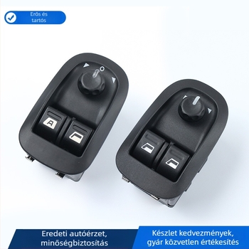 206 Elektromos ablakemelő szabályozó kapcsoló autóablakhoz, Modell New 48, Standard feszültség, Standard emelési idő