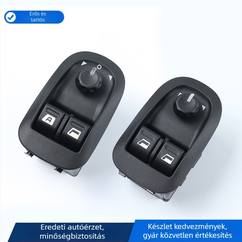 206 Elektromos ablakemelő szabályozó kapcsoló autóablakhoz, Modell New 48, Standard feszültség, Standard emelési idő