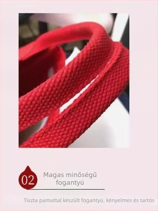 Uniszex vászontáska cipzárral, belső zsebek telefonhoz és személyi igazolványhoz, dupla fogantyú, bevásárló táska forma