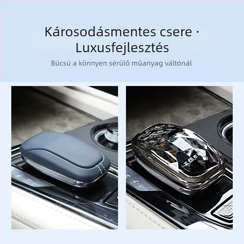 Kristályos váltókar-upgrade készlet Zeekr 001/009-hez – Modell: 001/009; Kompatibilis Zeekr 001/009; Személyre szabás: Nincs
