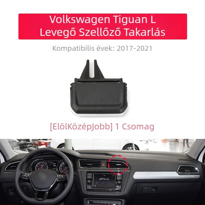 VW Tiguan L légcsatorna lamella klip — Oukachi, Tiguan L-kompatibilis