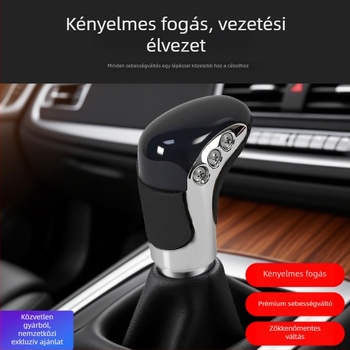 Autó sebességváltó gomb, ABS anyag, univerzális illeszkedés, csúszásmentes és kényelmes, modell AC-262, márka carfu