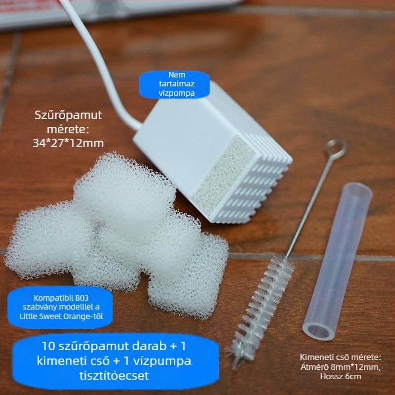 Little Sweet Orange Pro Vezeték nélküli Okos Itató Gép Kisállatok Számára – Műanyag, Macskáknak